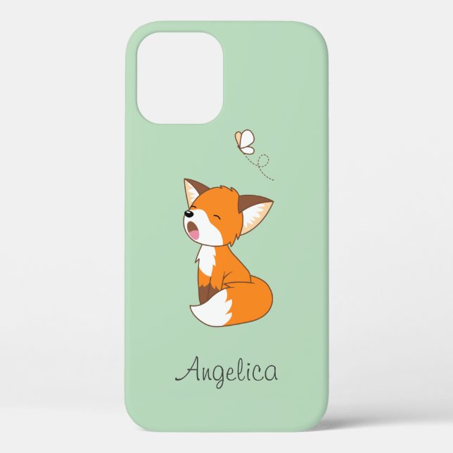 Cute Sleepy Little Fox Case-Mate iPhone Case (Back)