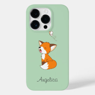 Cute Sleepy Little Fox Case-Mate iPhone 14 Pro Case