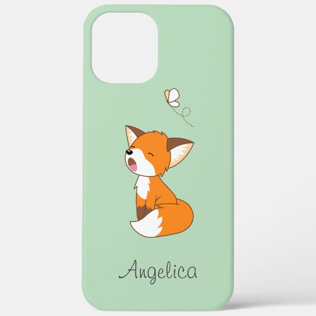 Cute Sleepy Little Fox Case-Mate iPhone Case (Back)