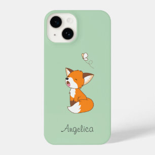 Cute Sleepy Little Fox iPhone 14 Case