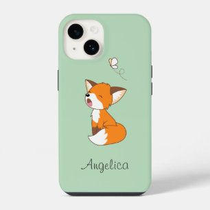 Cute Sleepy Little Fox iPhone 14 Case