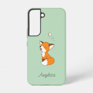 Cute Sleepy Little Fox Samsung Galaxy Case