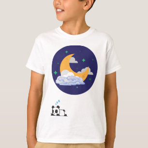 Cute Sleepy Panda Baby T-Shirt