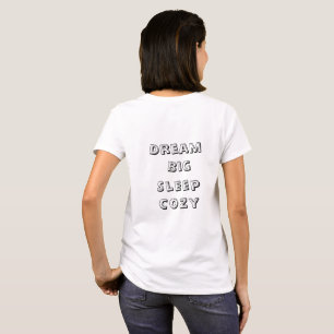 Cute Sleepy Panda on Cloud Watercolor T-Shirt