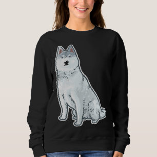 Cute Sleigh Dog Siberian Husky Sweatshirt