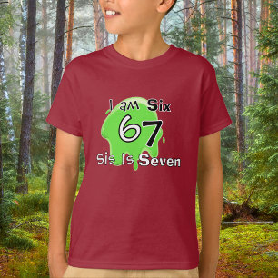 Cute Slime Green 6 7 Personalize  Kids T-Shirt