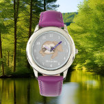 Cute sloth add name girls watch<br><div class="desc">design by www.etsy.com/shop/InkleyStudio</div>