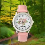 Cute sloth add name girls watch<br><div class="desc">design by www.etsy.com/shop/InkleyStudio</div>