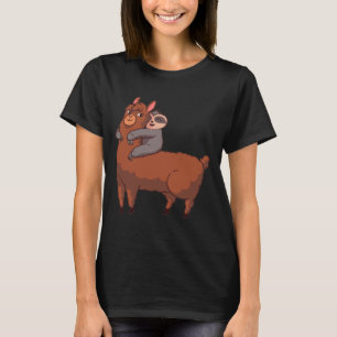 Cute Sloth And Llama Buddies T-Shirt