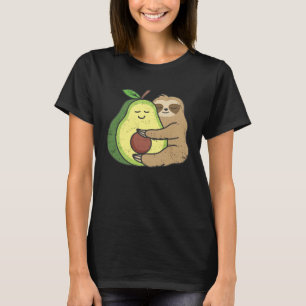 Cute Sloth Avocado  Lazy Sloths Owner Animal Graph T-Shirt