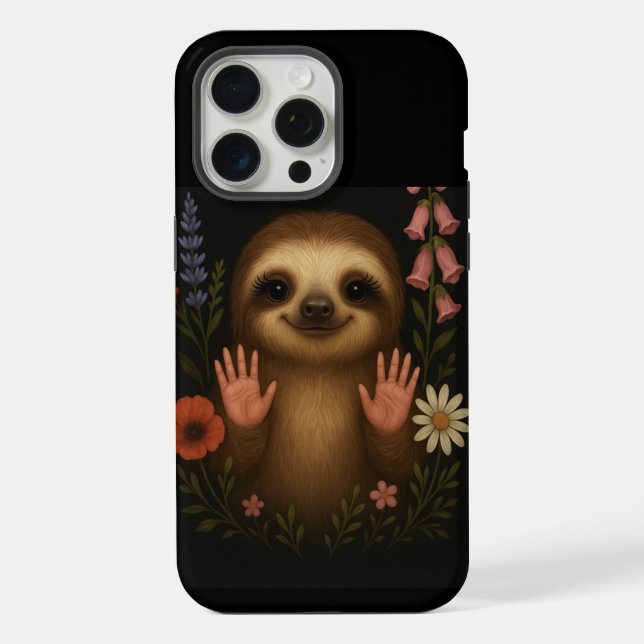 Cute Sloth Cell Phone Case (Back)