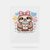 Cute Sloth Coffee Lover Shirt – Funny Fuelled by C