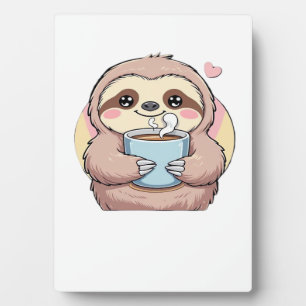 Cute Sloth Coffee Lover Shirt � Funny Fuelled by C Plaque
