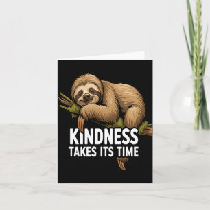 Cute Sloth Design For Sloth Lover And Sloth Comfor Card