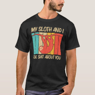 Cute Sloth For Men Women Giant Sloth Sloths Vinta T-Shirt