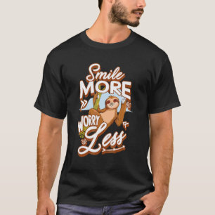 Cute Sloth Graphic Women Men Kids Sloth Fan T-Shirt