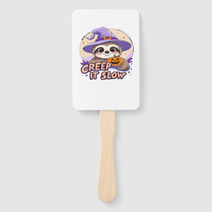 Cute Sloth Halloween Shirt � Funny Creep It Slow W Hand Fan