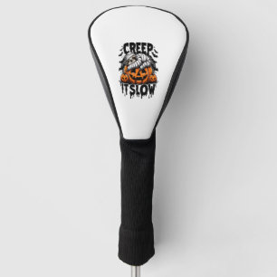 Cute Sloth Happy Halloween Golf Head Cover