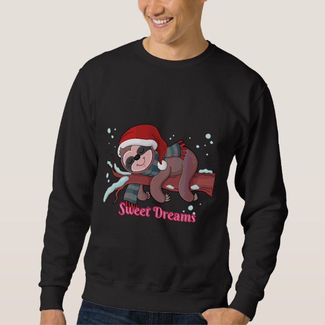 Cute Sloth Have A Sweet Dreams Sweatshirt (Front)