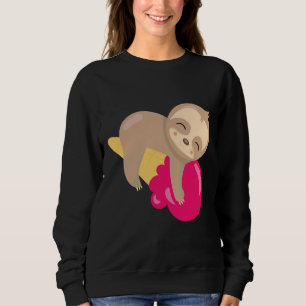 Cute Sloth Ice Cream Sweatshirt