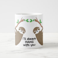 Cute sloth I'll hang with you
