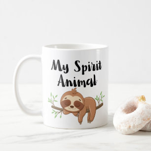 Cute Sloth is My Spirit Animal Coffee Coffee Mug