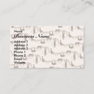 Cute sloth jungle pattern business card