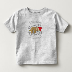 Cute Sloth Lazy Christmas Tis Season To Be Sleepy Toddler T-Shirt