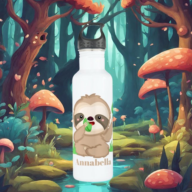 Cute sloth lover animal 710 ml water bottle (Creator Uploaded)