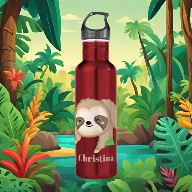 Cute sloth lovers animal 710 ml water bottle (Creator Uploaded)