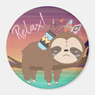 Cute Sloth Magnet