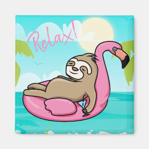 Cute Sloth Magnet