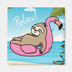 Cute Sloth Magnet