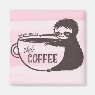 Cute Sloth Magnet