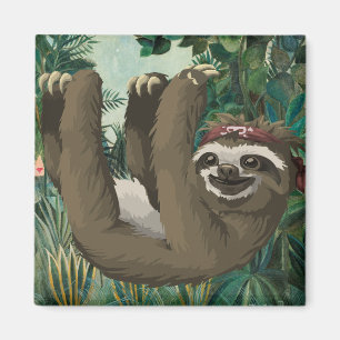 Cute Sloth Magnet