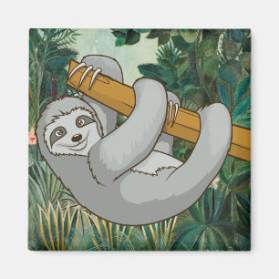 Cute Sloth Magnet