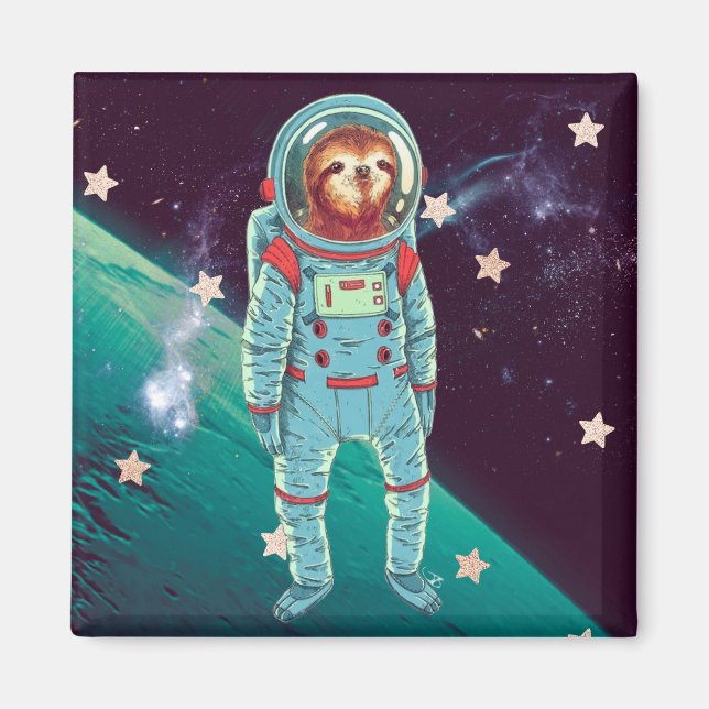 Cute Sloth Magnet (Front)