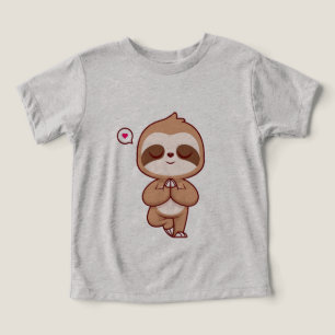 Cute Sloth Meditation Yoga T-Shirt Funny Yoga An