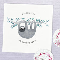 Cute Sloth Party