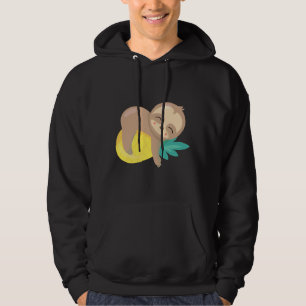 Cute Sloth Pineapple Hoodie