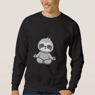 Cute Sloth Resting And Relaxing Sweatshirt