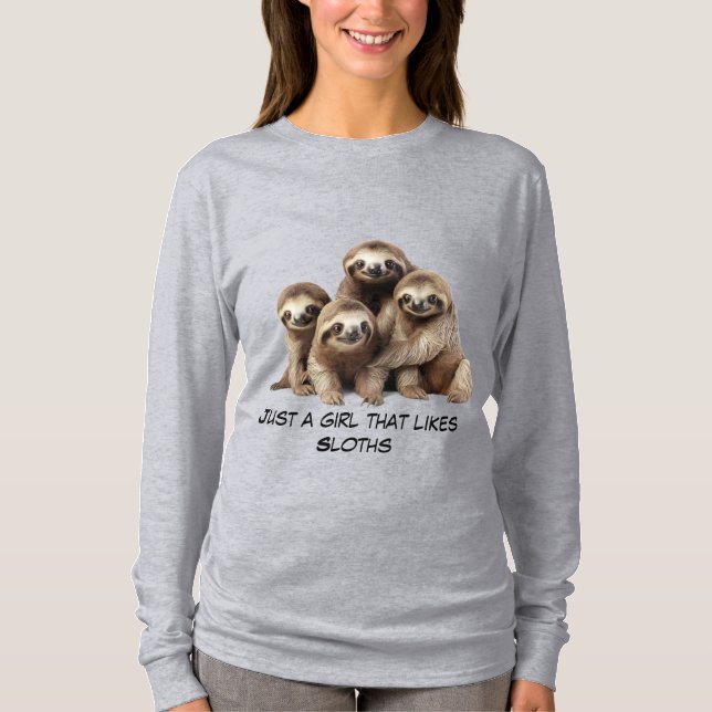 Cute sloth T-Shirt (Front)