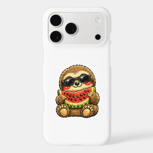 Cute Sloth with Watermelon