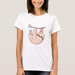 Cute Sloth Women's T-Shirt Funny  Lazy Animal Gift