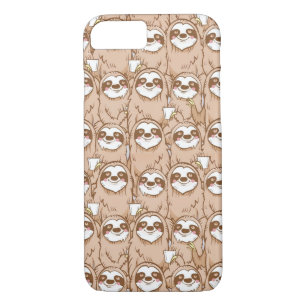 Cute Sloths Case-Mate iPhone Case