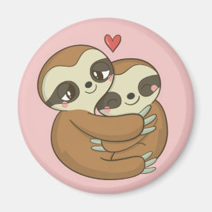 Cute Sloths Magnet