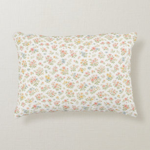 Cute Small Ditsy Floral Seamless Pattern Decorative Cushion