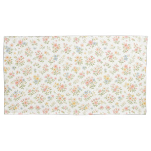 Cute Small Ditsy Floral Seamless Pattern Pillowcase