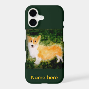 Cute Small Dog Painting Corgi Personlised