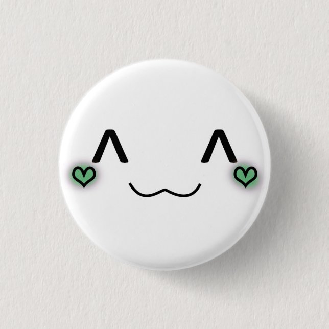 cute small pin green (Front)